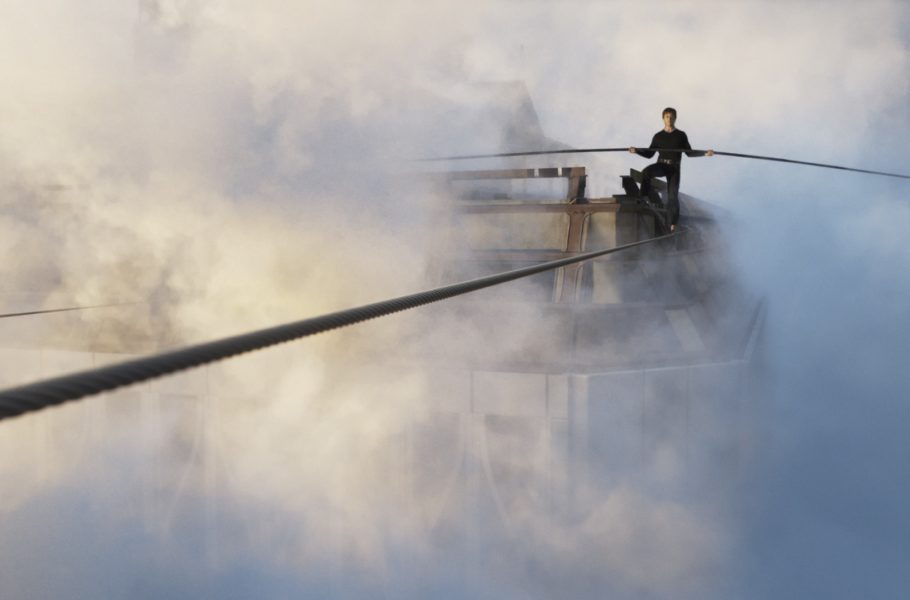 Philippe Petite (Joseph Gordon-Levitt) in TriStar Pictures' THE WALK.